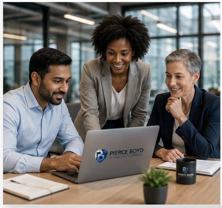 Pierce Boyd AI Strategy Partners team collaborating